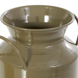 Deco 79 Metal Decorative Vase Jug Centerpiece Vases with Handles, Set of 2 Flower Vases for Home Decoration 8", 8" H, Multi Colored