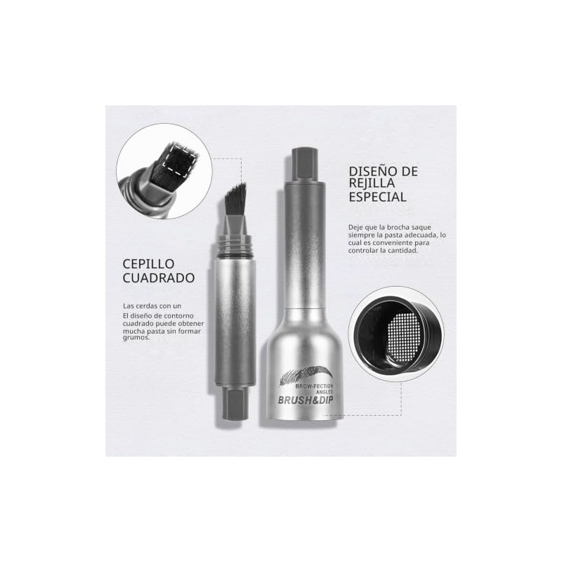 Lapiz De Cejas Gel Para Cejas Angled Brush & Dip,Pincel