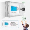 Vazioyar Thermostat Lock Box,Thermostat Lock Box with Combination lock,Thermostat Guard,Thermostat