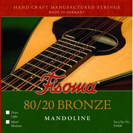 Mandolin Strings FISOMA 80/20 Bronce Set Medium