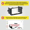 Scosche ICGM8BN Double DIN Radio Installation Dash Kit Compatible with