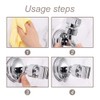 2 Pcs Shower Head Holder Adjustable Suction Cup Shower Head