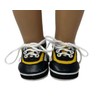 Doll Clothes Superstore Black Athletic Shoes Fits 18 Inch Girl