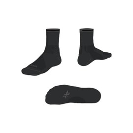 X-Socks Run Discover Crew, Black/Charcoal