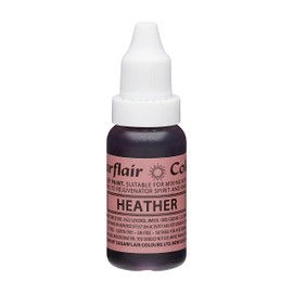 Sugarflair Heather Liquid Food Colouring Droplet For Colouring Royal Icing, Sugarpaste Buttercream, Sugarpaste Also For Painting & Can Be Used With An Airbrush - 14ml
