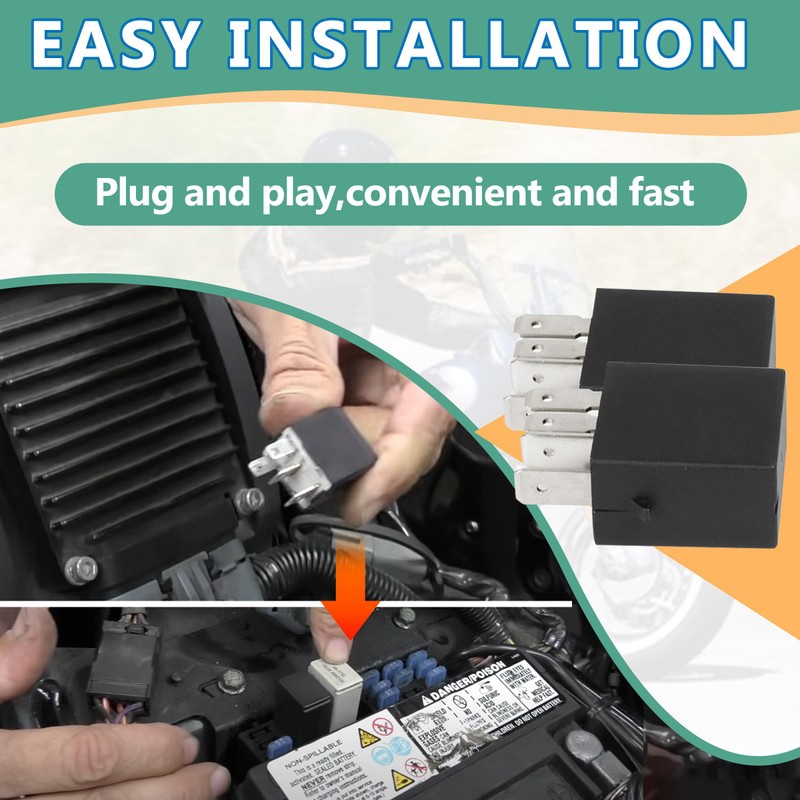 31522-00A Starter Relay Compatible with Harley Twin Cam 2000-2014 for