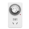 Mechanical Timer Outlet 24 Hours Timing Switch Socket Auto Shut