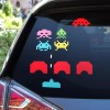 Unbranded 80s Space Invaders Arcade Sprites Vinyl Decals for Car