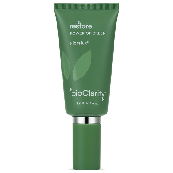 bioClarity Restore, Gel-Based Serum | 100% Vegan, Clean Ingredients | Contains Floralux Naturally made from Chlorophyll | 1.75 fl. oz.