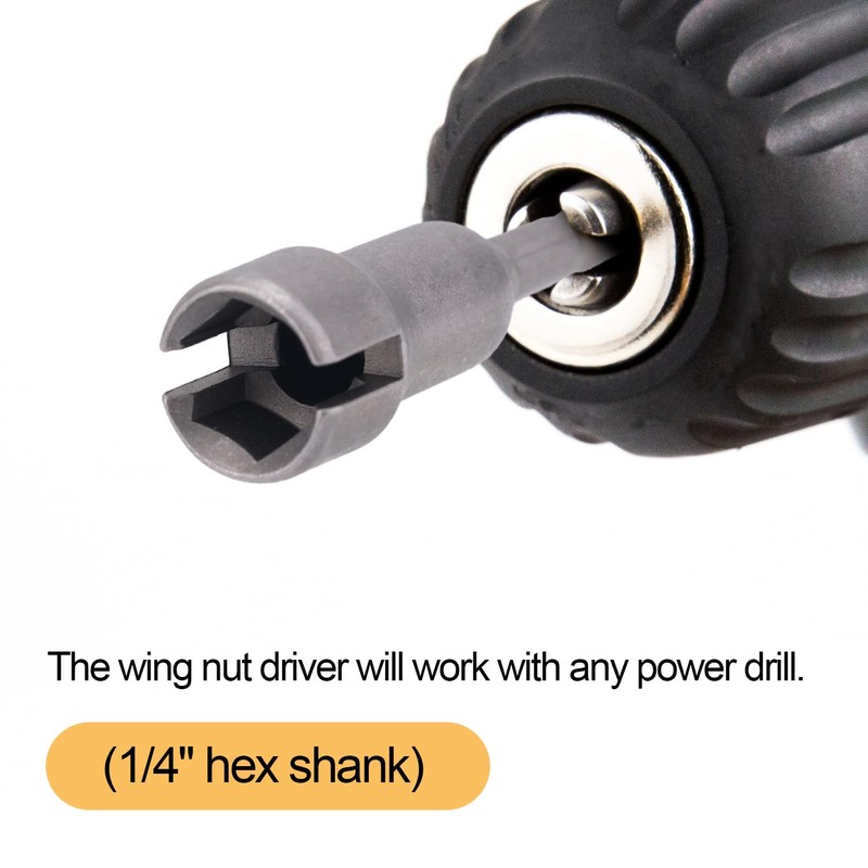 3pcs Wing Nut Drill Bit, Steel Hurricane Shutter Drill Bit