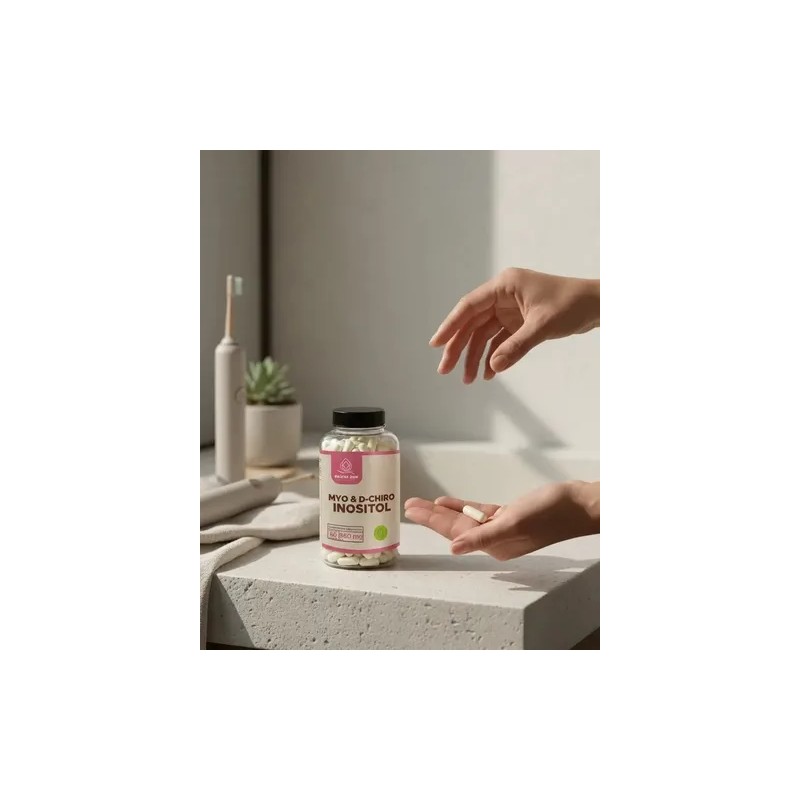 Myo D-chiro Inositol Raíces Zen Premium Fórmula 40:1 60 Cáps