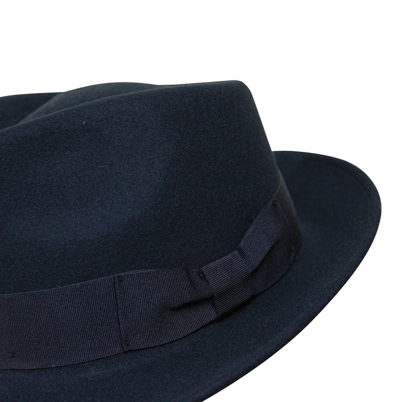 B&S Premium Doyle - Teardrop Fedora Hat - 100% Wool