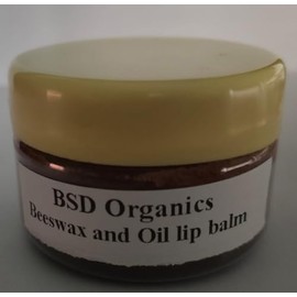 BSD Organics BeautY Natural Lip Balm with Pure Beeswax & Rose & Virgin Coconut Oil - 50 Gram / 1.7 Ounce