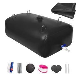 240 L/63.4 Gal Water Storage Bladder, Foldable Portable Water Tank, Water Storage Containers with Spigot, RV Water Bladder Tank, for Camping, Outdoors, Garden, Emergency