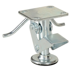 Vestil FL-5 Economical Floor Lock, Heavy Duty Steel, 5-5/8"- 6-5/8" Height, 4-1/2" x 4" Top Plate