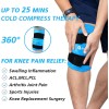 XXL Knee Ice Pack Wrap around Entire Knee after Surgery,