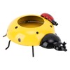 5.4cm Diameter Flower Pot Decor Ladybug Shaped Smoothing Surfaces Iron