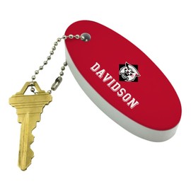 GRAPHICS & MORE Davidson College Primary Logo Floating Keychain Oval Foam Fishing Boat Buoy Key Float