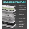 SOLAKAKA KI99 Pro 96% Wireless Mechanical Keyboard, RGB Gaming Keyboard,