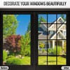 59 Ft Window Grille Inserts Grid Kit, Self-Adhesive Peel and