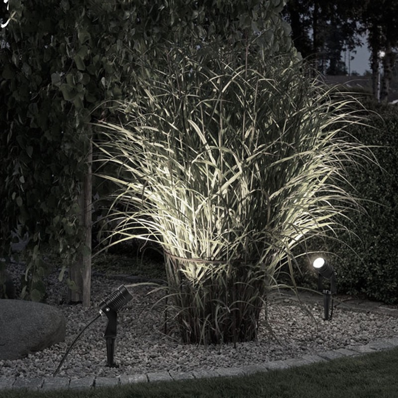 Aluminum LED 5W COB Lawn Lamp 1M Line IP65 Waterproof