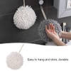 WELOSUER Hand Towel Chenille Fuzzy Ball Towel Creative Hand Dry