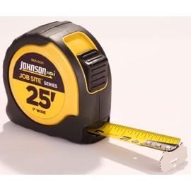 Johnson Level & Tool 1805-0025 1x25 JOB Tape Measure,