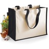 Westford Mill W422 Classic Jute Shopper - Eco-Friendly Reusable Tote