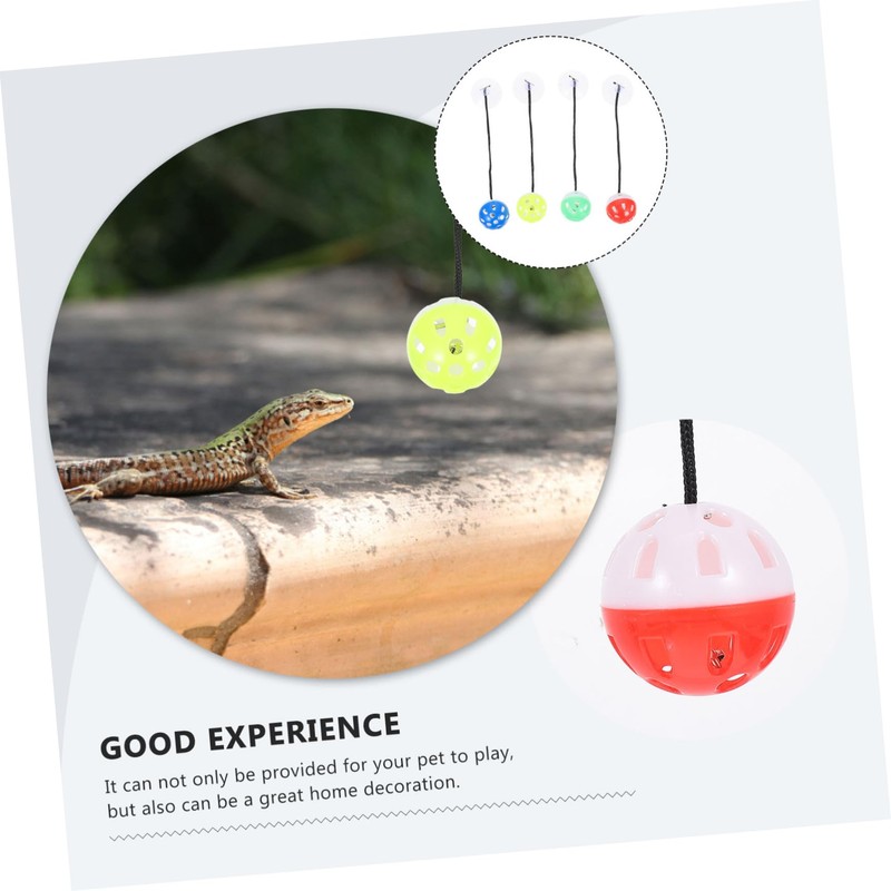 Kisangel 12pcs Lizard for Bearded Dragons Reptile Toys Cup for