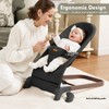 Foldable Baby Bouncer, Baby Seat with 3 Adjustable Heights, Portable
