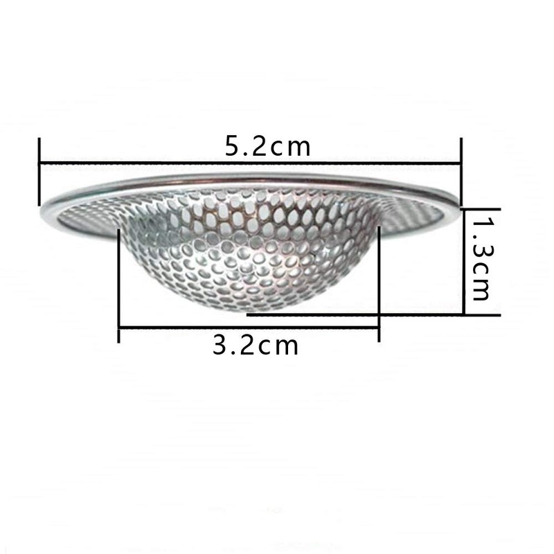 Andexi Washroom Drainage Port Garbage Trap, Punched Drainage, Dirt Catcher,