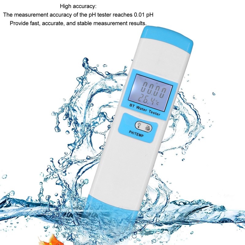 Digital PH Meter High Accuracy LCD Display Portable Water Quality