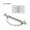 9BUILD 10 Pack 3.75 Inch Brushed Satin Nickel Kitchen Cabinet