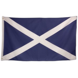 Federal and State Flag Made of Weatherproof Material with Metal Eyelets, Outdoor Flag, Scotland Blue, 150 x 90 cm