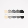 SUGATA LABO Breathe Washi Socks, Short Length, Mixed Navy, M