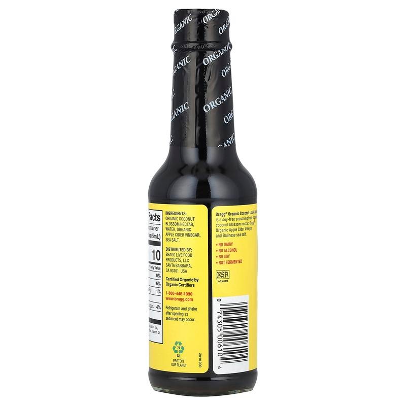 Bragg Organic Coconut Liquid Aminos, 10 fl oz (296 ml)