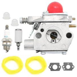 Hoypeyfiy 530071635 Carburettor Carb Kit with Fuel Filter Primer Pumb Replacement for Colibri T210 T210 T240 T241 T250 Replacement for Craftsman Replacement for Husqvarna 530069990 530069754