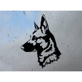 Custom Decal Car for German Shepard Dog Decal for Laptop, Home Decoration, Car, Truck, Funny, Tumblr, Motorcycle Helmet, Bumper Sticker