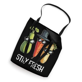 Stay Fresh Vegetables Fruits Fan Vegetarian Vegan Healthy Tote Bag