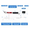 Trailer Breakaway Switch, Briidea 4ft Breakaway Coiled Cable with Electric