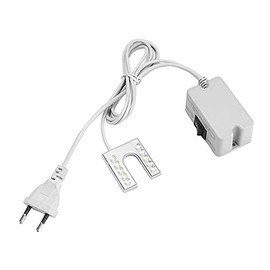 Sewing Machine Light, LED Gooseneck Light 1.4 m with PS Lamp for Sewing Machines or Lathe Drills Milling Machines 110-265 V EU Plug (6000-6500 K)
