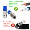 Gaobige Coax Cable Crimper Tool Kit, rg6 rg59 Coaxial Compression