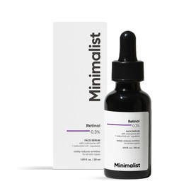 Minimalist Sérum De Retinol Al 0,3 Con Aceite De Bakuchiol Para Combatir El Envejecimiento  Sérum Facial De Noche Con Base De Escualano Y Coenzima... 