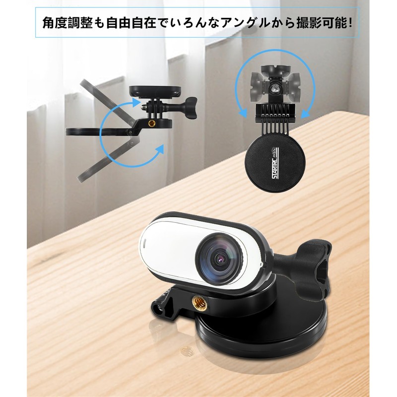 SHEAWA for Insta360 GO 3S/GO3 Magnetic Mount, Mount Adapter, Built-in