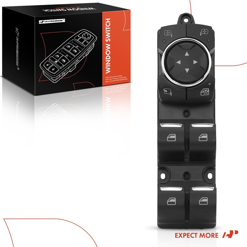 A-Premium Master Power Window Switch Compatible with Ford F-150 F150