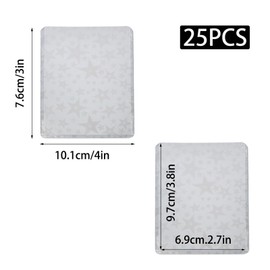 Wuyituart 25 Pcs Hard Photocard Protectors Laser Flashing Holographic Top Loaders Hard Pop Star Card Sleeves