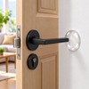 Clear Soft Rubber Door Knob Wall Protector for Wall Protection