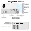 Mini Home Theater HD Projector, US Plug, Remote Control, Supports