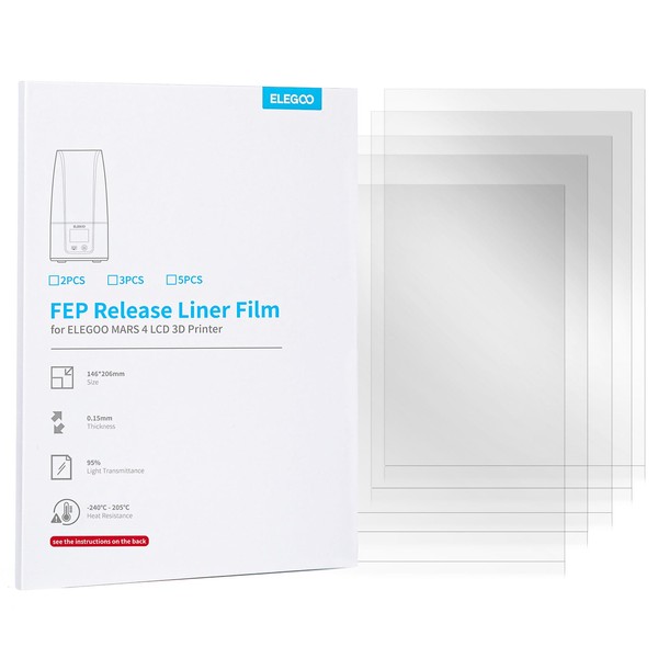 ELEGOO FEP Release Liner Film for Mars 4 LCD 3D