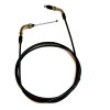 FELLERS SMALL ENGINES 75 INCH THROTTLE CABLE BLACK SLEEVE 49CC